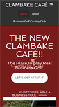 Mobile Screenshot of clambakecafe.com